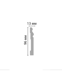 Плинтус напольный Decomaster A015 (96*13*2000)-foto2