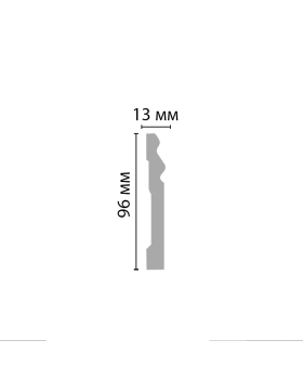 Плинтус напольный Decomaster A015 (96*13*2000)-foto2