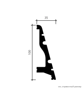 Карниз Европласт 6.53.703 Композит 2000*100*34 мм-foto8