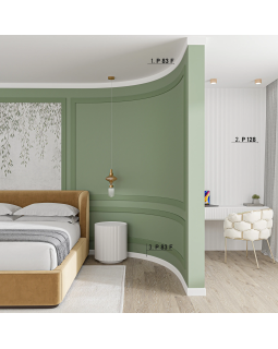 Плинтус гибкий P83F Перфект Плюс XPS Полимер 2000*80*13 мм-foto5