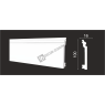 Плинтус Decor Dizayn DD701 Полистирол 2000*100*16 мм