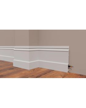 Плинтус Decor Dizayn DD725 Полистирол 2000*210*21 мм