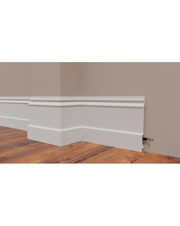 Плинтус Decor Dizayn DD725 Полистирол 2000*210*21 мм