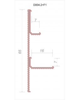 Парящий плинтус регулируемый универсальный Decaro D004.2 Regulated Алюминий 2000*16*7 мм-foto8