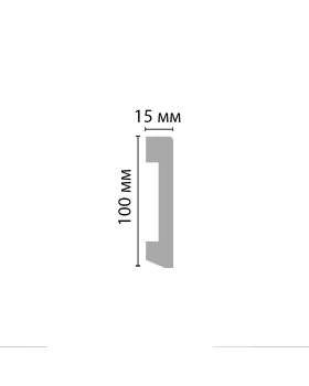 Плинтус напольный Decomaster A036 (100*16*2000)-foto2