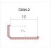 Парящий плинтус регулируемый универсальный Decaro D004.2 Regulated Алюминий 2000*16*7 мм