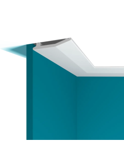 Плинтус P111, P112 Перфект Плюс XPS Полимер 2000*90/110*14/15 мм-foto3