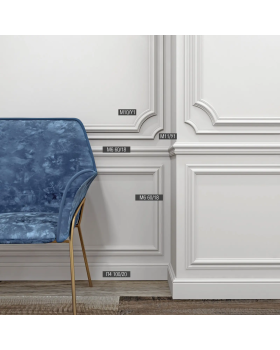 Плинтус Bello Deco П4 XPS Полимер 2000*100*20 мм-foto3