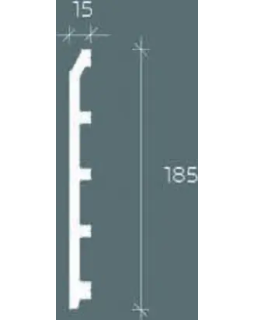 Плинтус Европласт 6.53.117 Композит 2000*185*15 мм-foto2