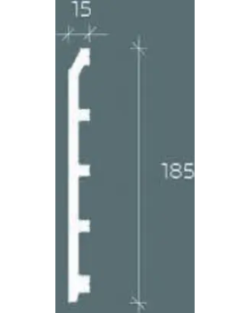 Плинтус Европласт 6.53.117 Композит 2000*185*15 мм-foto2