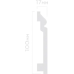 Плинтус Hiwood BA100 Полистирол Под покраску