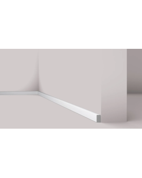 Плинтус NMC Wallstyl FL15 Полистирол 2000*18*10 мм