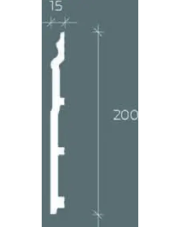 Плинтус Европласт 6.53.118 Композит 2000*200*15 мм-foto2