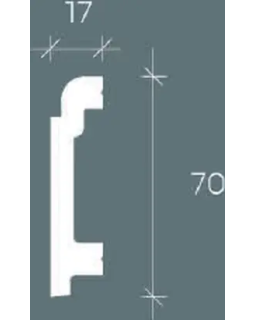 Плинтус Европласт 6.53.115 Композит 2000*70*17 мм-foto2