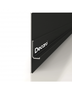 Парящий плинтус регулируемый универсальный Decaro D004.2 Regulated Алюминий 2000*16*7 мм-foto2