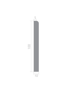 Плинтус Ultrawood Base 1010 i, Base 1010 p ЛДФ 2000*100*10 мм-foto2