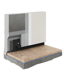 Парящий плинтус универсальный Decaro D002.2 Regulated Алюминий 2000*30*13,5 мм-foto9