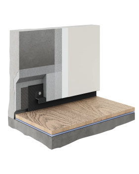 Парящий плинтус универсальный Decaro D002.2 Regulated Алюминий 2000*30*13,5 мм-foto9