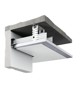 Потолочный профиль Decaro D005.2 Алюминий 2000*44*30 мм-foto3