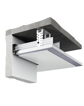 Потолочный профиль Decaro D005.2 Алюминий 2000*44*30 мм-foto3