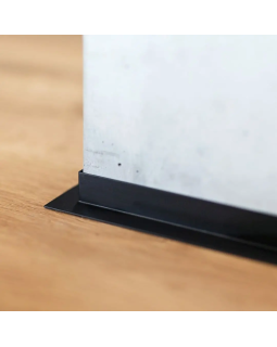 Микроплинтус Decaro ML15A Алюминий 2000*20*15 мм-foto2