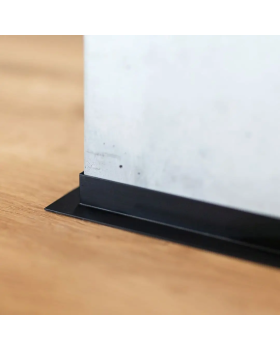 Микроплинтус Decaro ML15A Алюминий 2000*20*15 мм-foto2