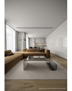 Парящий плинтус универсальный Decaro D004 Алюминий 2000*41*14 мм-foto19