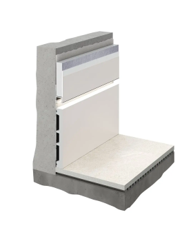 Скрытый плинтус Decaro Invisible i100 Алюминий 2000*131*13,5 мм-foto6