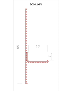 Парящий плинтус регулируемый универсальный Decaro D004.2 Regulated Алюминий 2000*16*7 мм-foto7