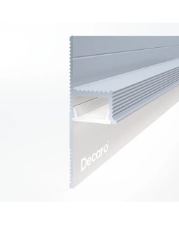 Парящий плинтус универсальный Decaro D003 Алюминий 2000*50*14,5 мм-foto2