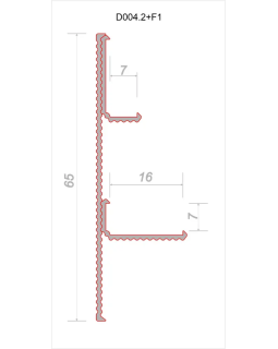 Парящий плинтус регулируемый универсальный Decaro D004.2 Regulated Алюминий 2000*16*7 мм-foto8