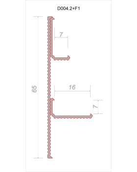 Парящий плинтус регулируемый универсальный Decaro D004.2 Regulated Алюминий 2000*16*7 мм-foto8