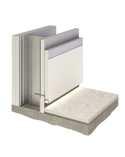 Парящий плинтус универсальный Decaro D002 Алюминий 2000*45*14,5 мм-foto4