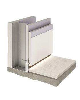 Парящий плинтус универсальный Decaro D002 Алюминий 2000*45*14,5 мм-foto4