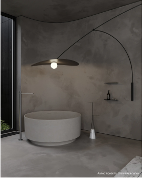 Парящий плинтус универсальный Decaro D002 Алюминий 2000*45*14,5 мм-foto11