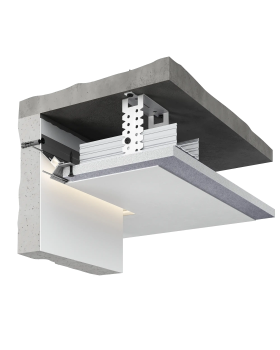 Потолочный профиль Decaro D005 Алюминий 2000*60*50 мм-foto4