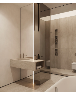 Парящий плинтус универсальный Decaro D002.2 Regulated Алюминий 2000*30*13,5 мм-foto14