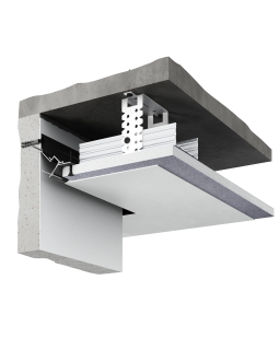 Потолочный профиль Decaro D005 Алюминий 2000*60*50 мм-foto5