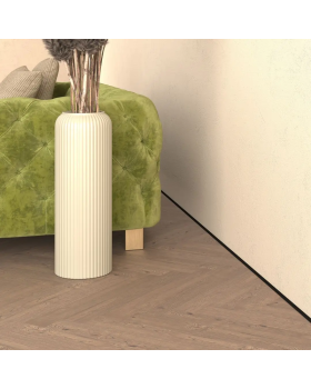 Микроплинтус Decaro M15A Алюминий 2000*15*6 мм-foto3