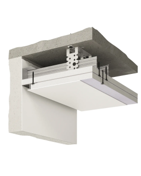 Парящий плинтус универсальный Decaro D002 Алюминий 2000*45*14,5 мм-foto8