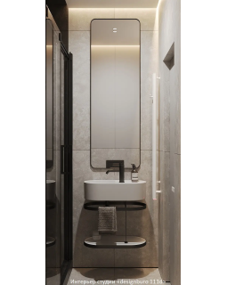 Парящий плинтус универсальный Decaro D004 Алюминий 2000*41*14 мм-foto8