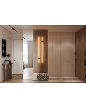 Парящий плинтус универсальный Decaro D004.1 Алюминий 2000*31*14 мм-foto8