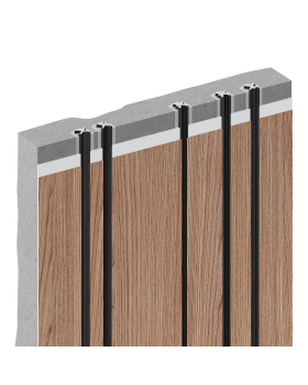 Разделительный профиль Decaro D00X Алюминий 3000*10*10 мм-foto7