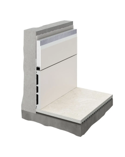 Скрытый плинтус Decaro Invisible i100 Алюминий 2000*131*13,5 мм-foto4