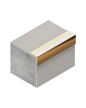 Угол Neexy PVL90, PVL73, PVL74 Латунь 2700*10-20*10-20 мм-foto4