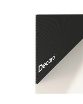 Парящий плинтус универсальный Decaro D002.2 Regulated Алюминий 2000*30*13,5 мм-foto3