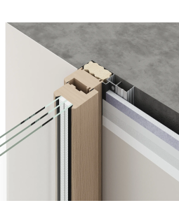 Парящий плинтус универсальный Decaro D002.2 Regulated Алюминий 2000*30*13,5 мм-foto10