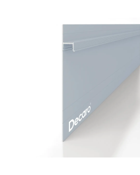 Скрытый плинтус Decaro Invisible i100 Алюминий 2000*131*13,5 мм