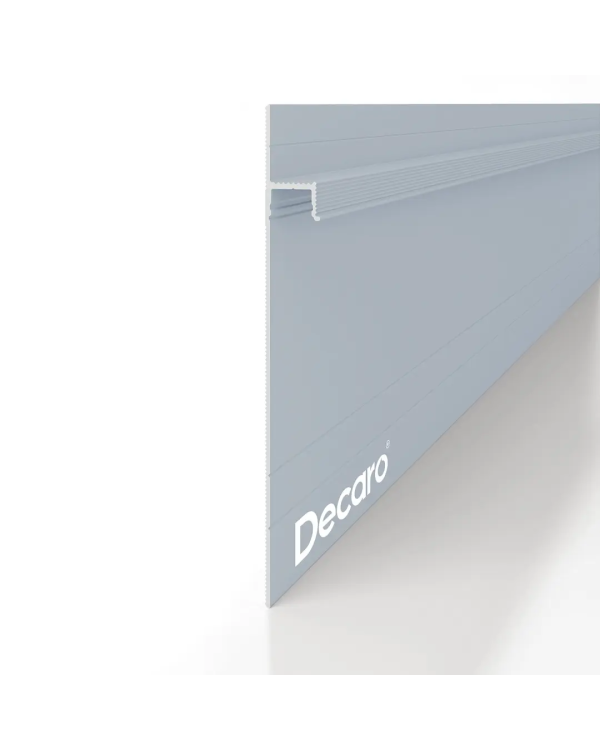 Скрытый плинтус Decaro Invisible i100 Алюминий 2000*131*13,5 мм