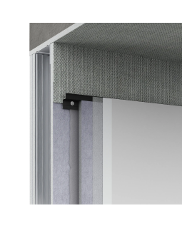 Парящий плинтус универсальный Decaro D002.2 Regulated Алюминий 2000*30*13,5 мм-foto13